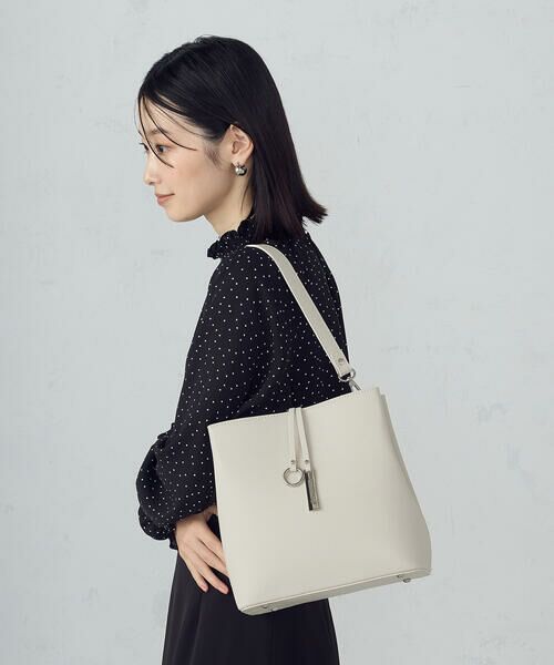 MONO COMME CA / モノコムサ トートバッグ | ロゴプレート ミニバッグ | 詳細26