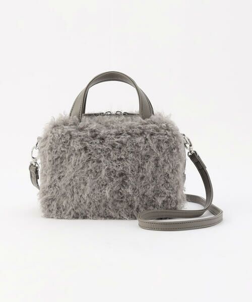 MONO COMME CA / モノコムサ ボストンバッグ | 2WAY フェイクファー ボストンバッグ | 詳細3