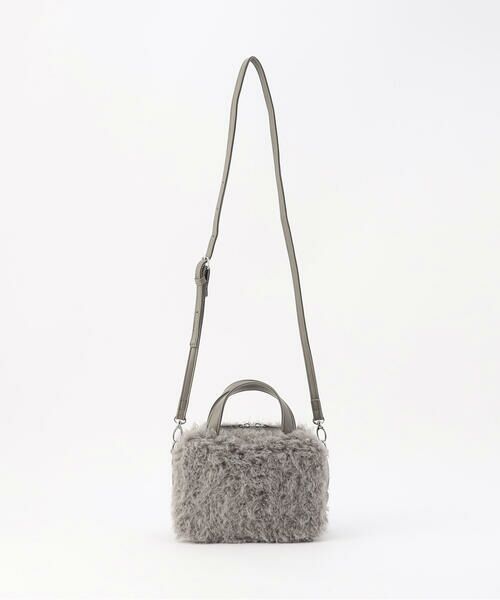 MONO COMME CA / モノコムサ ボストンバッグ | 2WAY フェイクファー ボストンバッグ | 詳細8