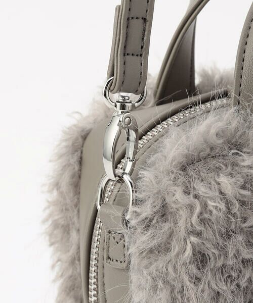 MONO COMME CA / モノコムサ ボストンバッグ | 2WAY フェイクファー ボストンバッグ | 詳細10