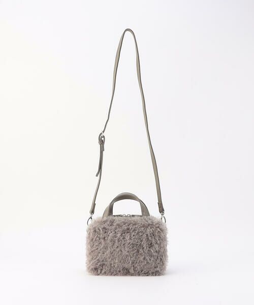 MONO COMME CA / モノコムサ ボストンバッグ | 2WAY フェイクファー ボストンバッグ | 詳細19