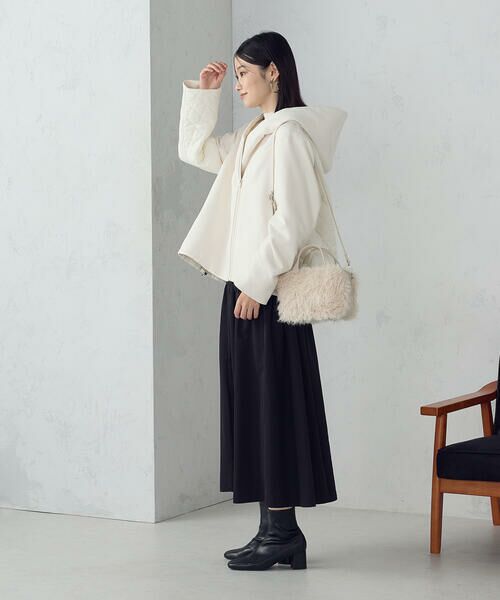 MONO COMME CA / モノコムサ ボストンバッグ | 2WAY フェイクファー ボストンバッグ | 詳細21