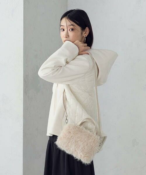 MONO COMME CA / モノコムサ ボストンバッグ | 2WAY フェイクファー ボストンバッグ | 詳細22