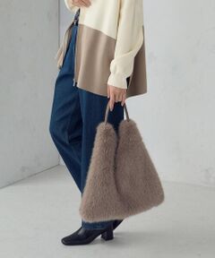 MONO COMME CA / モノコムサ ショルダーバッグ | フェイクファー ワンショルダー バッグ