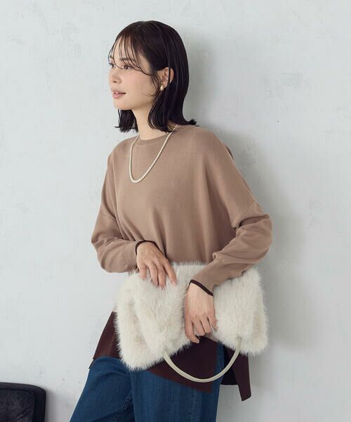 MONO COMME CA / モノコムサ ショルダーバッグ | フェイクファー ワンショルダー バッグ | 詳細14