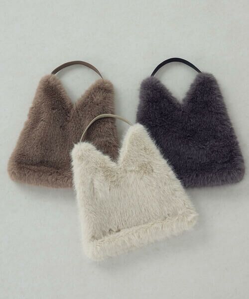 MONO COMME CA / モノコムサ ショルダーバッグ | フェイクファー ワンショルダー バッグ | 詳細19