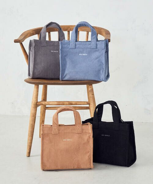 MONO COMME CA / モノコムサ トートバッグ | コーデュロイミニトート | 詳細3