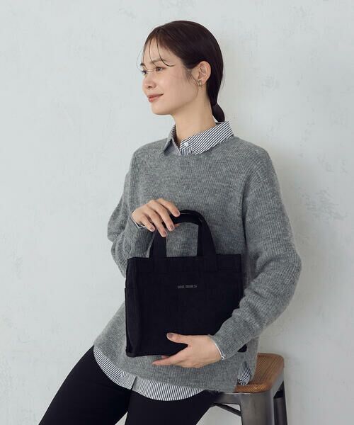 MONO COMME CA / モノコムサ トートバッグ | コーデュロイミニトート | 詳細1