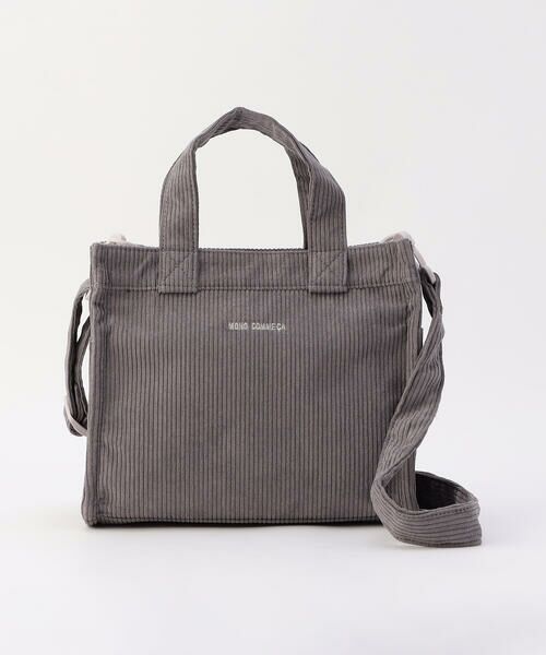 MONO COMME CA / モノコムサ トートバッグ | コーデュロイミニトート | 詳細9