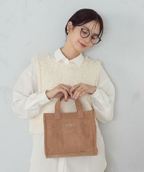 MONO COMME CA / モノコムサ トートバッグ | コーデュロイミニトート | 詳細19