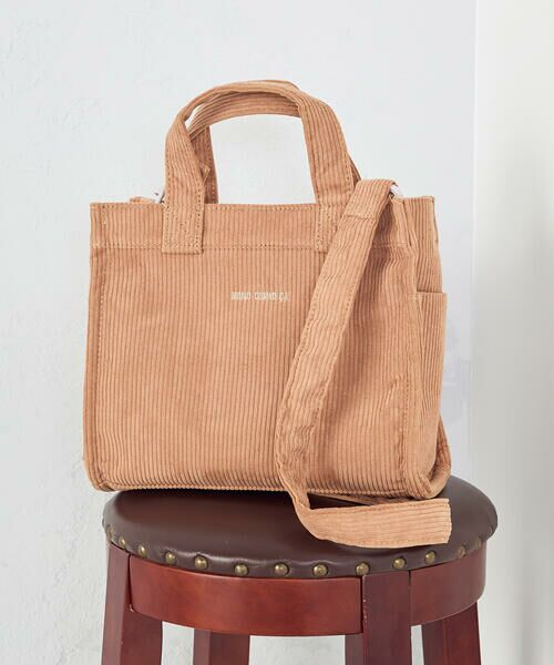 MONO COMME CA / モノコムサ トートバッグ | コーデュロイミニトート | 詳細24