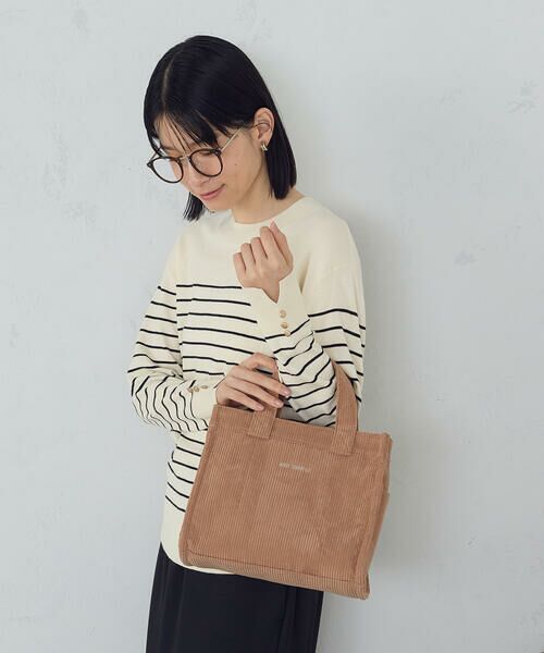 MONO COMME CA / モノコムサ トートバッグ | コーデュロイミニトート | 詳細21