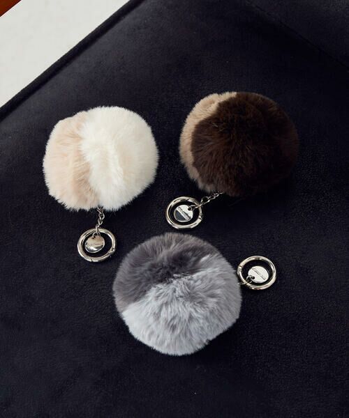 MONO COMME CA / モノコムサ チャーム | フェイクファーチャーム | 詳細4