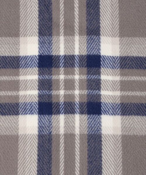 MONO COMME CA / モノコムサ マフラー・ショール・スヌード・ストール | チェック柄 ポンチョストール | 詳細4