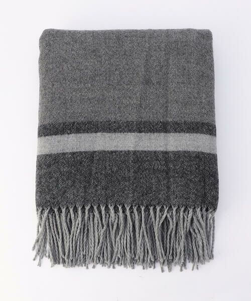MONO COMME CA / モノコムサ マフラー・ショール・スヌード・ストール | ボーダー柄 ポンチョストール | 詳細2
