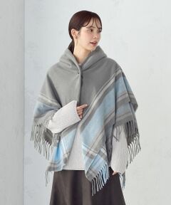 MONO COMME CA / モノコムサ マフラー・ショール・スヌード・ストール | フード風 ポンチョストール