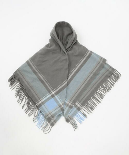 MONO COMME CA / モノコムサ マフラー・ショール・スヌード・ストール | フード風 ポンチョストール | 詳細5