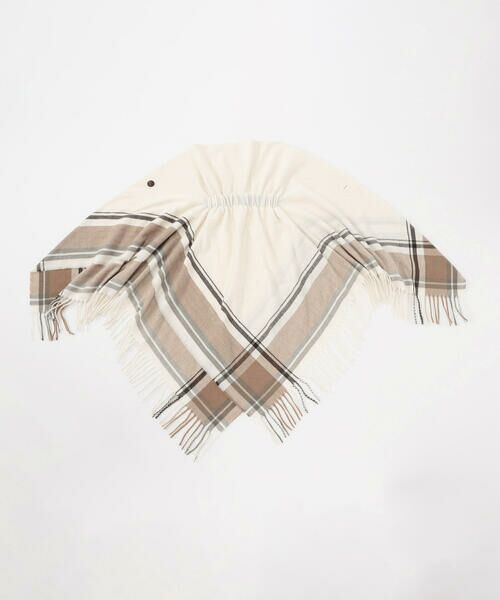 MONO COMME CA / モノコムサ マフラー・ショール・スヌード・ストール | フード風 ポンチョストール | 詳細7