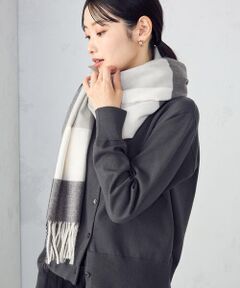 MONO COMME CA / モノコムサ マフラー・ショール・スヌード・ストール | ブロックチェックストール