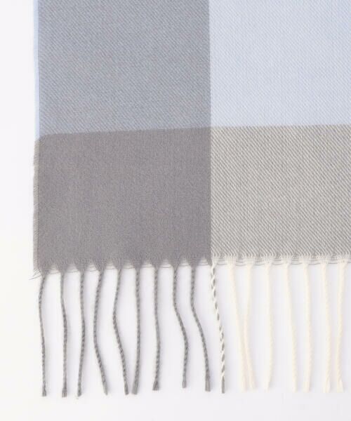 MONO COMME CA / モノコムサ マフラー・ショール・スヌード・ストール | ブロックチェックストール | 詳細7