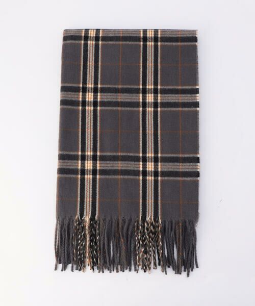 MONO COMME CA / モノコムサ マフラー・ショール・スヌード・ストール | カラーチェックストール | 詳細9