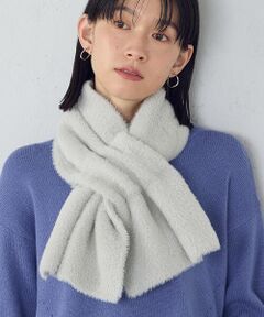 MONO COMME CA / モノコムサ マフラー・ショール・スヌード・ストール | ラメニットマフラー