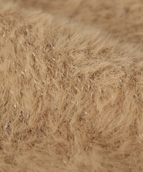 MONO COMME CA / モノコムサ マフラー・ショール・スヌード・ストール | ラメニットマフラー | 詳細11