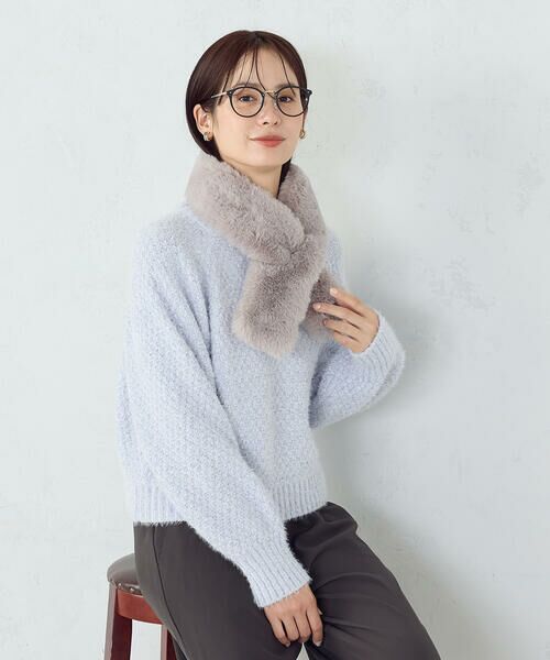 MONO COMME CA / モノコムサ その他小物 | フェイクファーティペット | 詳細1