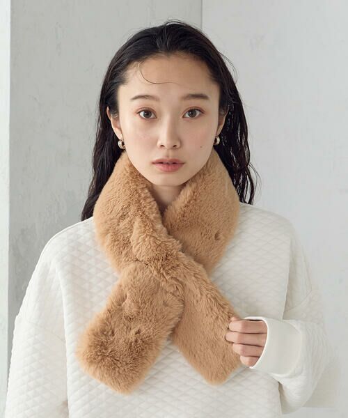 MONO COMME CA / モノコムサ その他小物 | フェイクファーティペット | 詳細7