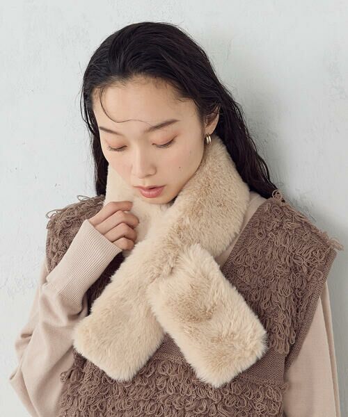 MONO COMME CA / モノコムサ その他小物 | フェイクファーティペット | 詳細10