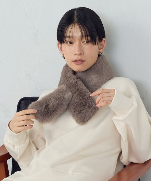 MONO COMME CA / モノコムサ その他小物 | フェイクファーティペット | 詳細14