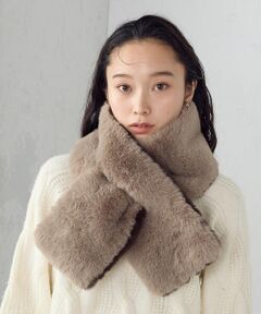 MONO COMME CA / モノコムサ その他小物 | 【リバーシブル】フェイクファーティペット