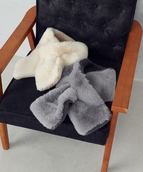 MONO COMME CA / モノコムサ その他小物 | 【リバーシブル】フェイクファーティペット | 詳細3