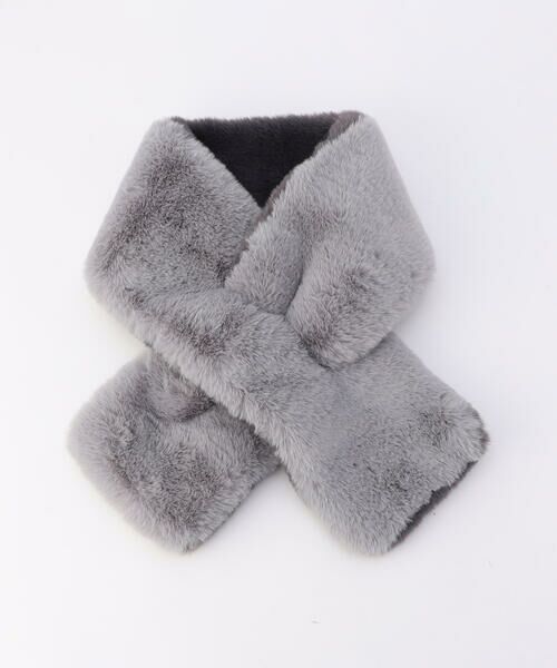 MONO COMME CA / モノコムサ その他小物 | 【リバーシブル】フェイクファーティペット | 詳細4