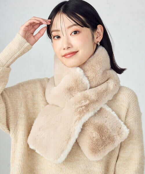 MONO COMME CA / モノコムサ その他小物 | 【リバーシブル】フェイクファーティペット | 詳細14