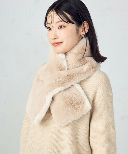 MONO COMME CA / モノコムサ その他小物 | 【リバーシブル】フェイクファーティペット | 詳細15