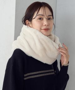 MONO COMME CA / モノコムサ マフラー・ショール・スヌード・ストール | フェイクファースヌード