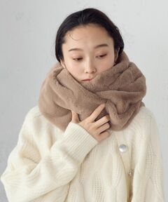 MONO COMME CA / モノコムサ マフラー・ショール・スヌード・ストール | フェイクファースヌード