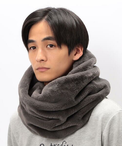 MONO COMME CA / モノコムサ マフラー・ショール・スヌード・ストール | フェイクファースヌード | 詳細7