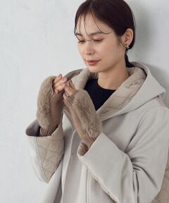 MONO COMME CA / モノコムサ 手袋 | フェイクファーグローブ