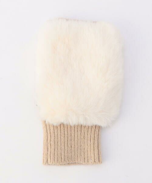 MONO COMME CA / モノコムサ 手袋 | フェイクファーグローブ | 詳細9