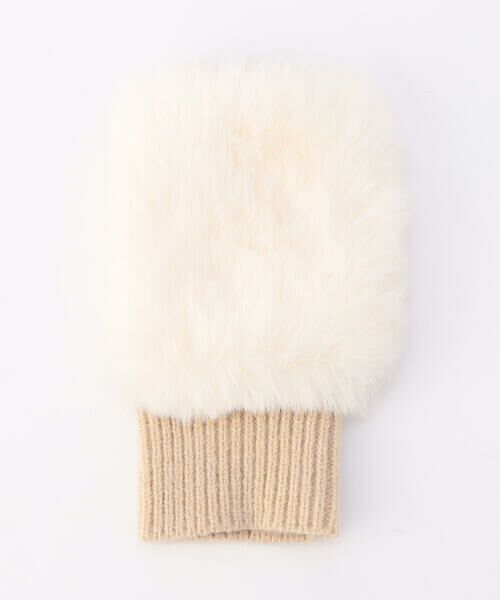 MONO COMME CA / モノコムサ 手袋 | フェイクファーグローブ | 詳細2