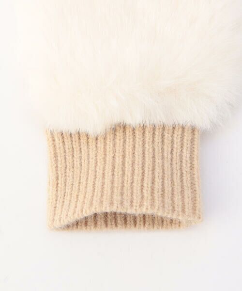 MONO COMME CA / モノコムサ 手袋 | フェイクファーグローブ | 詳細5