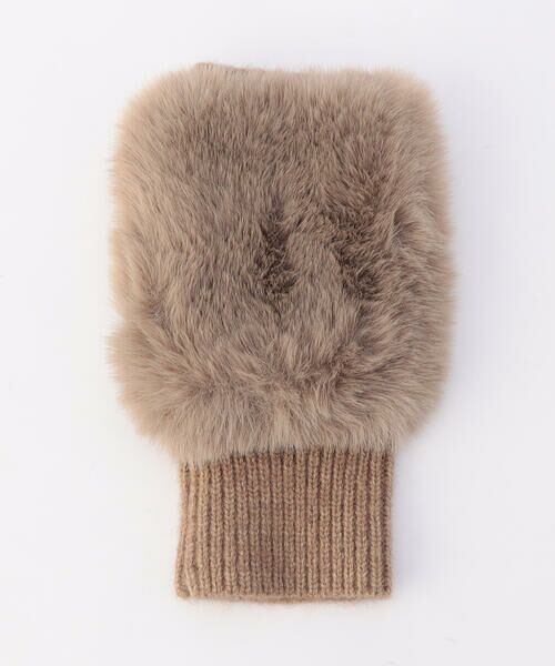 MONO COMME CA / モノコムサ 手袋 | フェイクファーグローブ | 詳細13