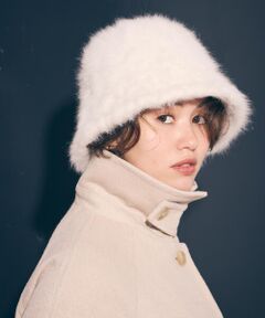 MONO COMME CA / モノコムサ ハット | シャギーバケットハット