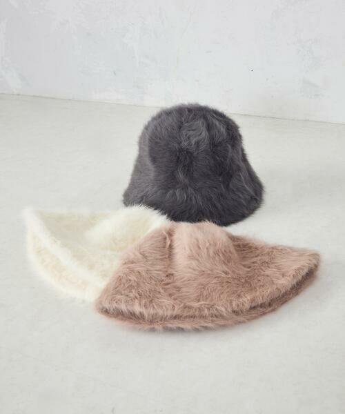 MONO COMME CA / モノコムサ ハット | シャギーバケットハット | 詳細3