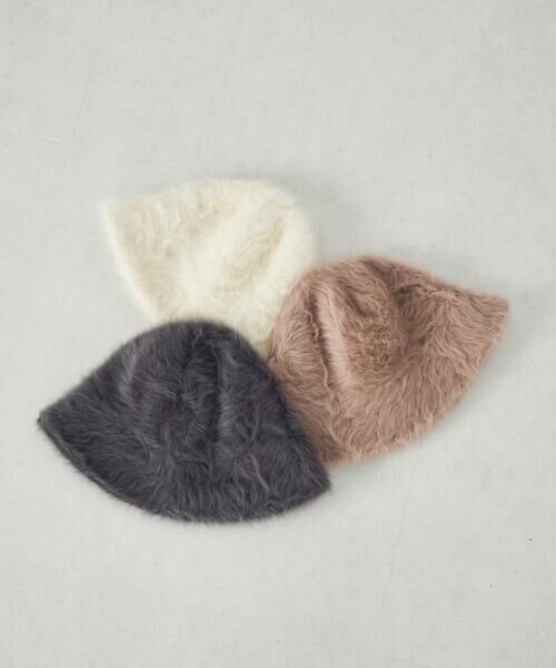 MONO COMME CA / モノコムサ ハット | シャギーバケットハット | 詳細4