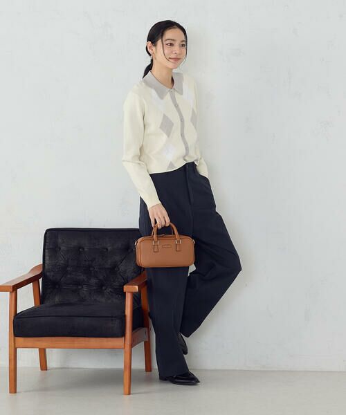 MONO COMME CA / モノコムサ ボストンバッグ | 横長ミニボストン | 詳細8