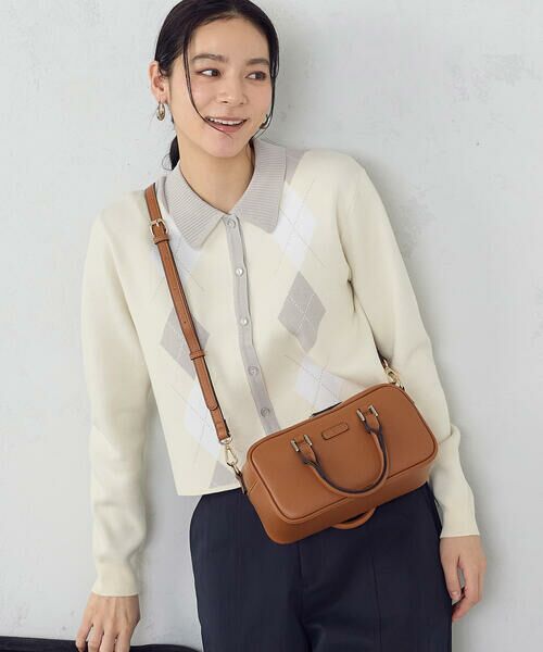 MONO COMME CA / モノコムサ ボストンバッグ | 横長ミニボストン | 詳細10