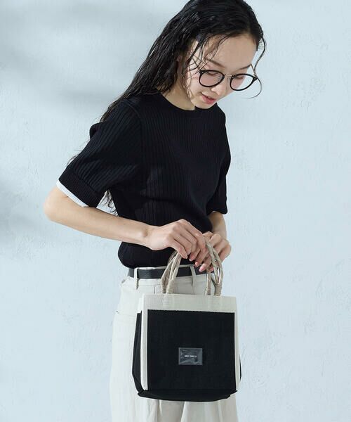 MONO COMME CA / モノコムサ トートバッグ | コードハンドル ミニトート | 詳細2